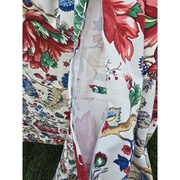 GP & J BAKER Duvet Cover Or Fabric Persian Pomegranate 90" X 100" RED/INDIGO - Picture 3 of 3